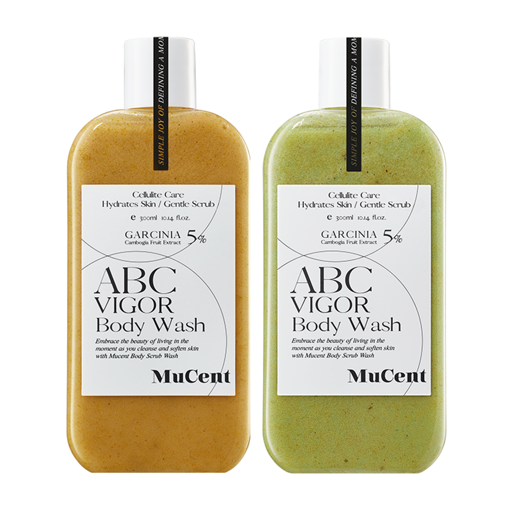 [Mucent] ABC Vigor Body Wash Season II_Skin Care, Nutrition, Moisturizing, Protein Ingredients, Bubble Scrub_Made in Korea